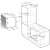 Gorenje BPSA6747A08X Einbauofen Einbaumaße