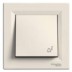 Schneider Electric Asfora beige einpoliger Klingelknopf - Schneider Schalter