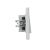 Schneider Asfora white intermediate switch side view
