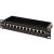 DIGITUS CAT6 12Port Desktop schwarz geschirmtes Patchpanel 103133047