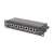 Digitus DN-91612S 12 Port 1U 10" CAT 6e geschirmter Patchpanel, Vorderansicht