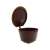 Scanpart refillable coffee capsule for Dolce Gusto machines, brown, open