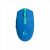 Top view of blue Logitech G305 LIGHTSPEED wireless gaming mouse