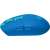 Side view of Logitech G305 LIGHTSPEED wireless gaming mouse, blue