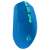 Side view of Logitech G305 LIGHTSPEED wireless gaming mouse, blue