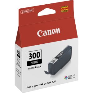 Canon PFI-300MBK Matte Black Ink Cartridge for imagePROGRAF PRO-300 - Printer supply