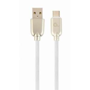Cablu Gembird USB Type-C - USB-A, 1 metru, alb - Gembird