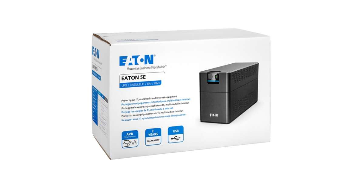Eaton 5S1500LCD UPS Respaldo de batería y protector de sobretensione