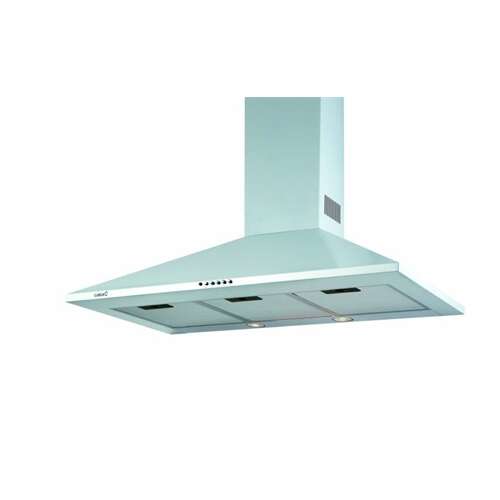 Cata OMEGA 900 WH/L FEHÉR 90 cm weiße Pyramiden Dunstabzugshaube mit LED-Beleuchtung