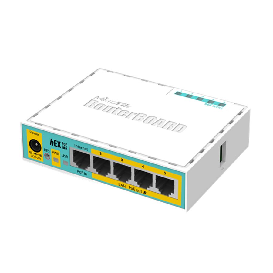 Mikrotik RB750UPR2 Vezetékes Router RouterBOARD 5x100Mbps (POE ou...