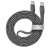 Kabel RivaCase Rivapower PS6105 GR12 Type-C - Type-C, 1,2m, szary