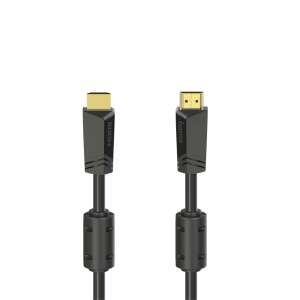 Hama HDMI cable, 10 meter, 18 Gbit/s, 4K/30Hz, 3D, black - HDMI Cable