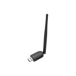 Conceptronic ABBY07B Bluetooth 5.1 USB adapter külső antennával, fekete - Bluetooth adapter