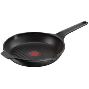 Tefal Robusto grill serpenyő, 26cm, fekete, tapadásmentes, indukciós főzőlappal kompatibilis - Tefal Serpenyő