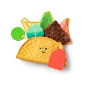 Melissa & Doug Puha Taco Készségfejlesztő Játék, egy szórakoztató és interaktív játék babáknak, különböző textúrákkal és színekkel - Melissa & Doug