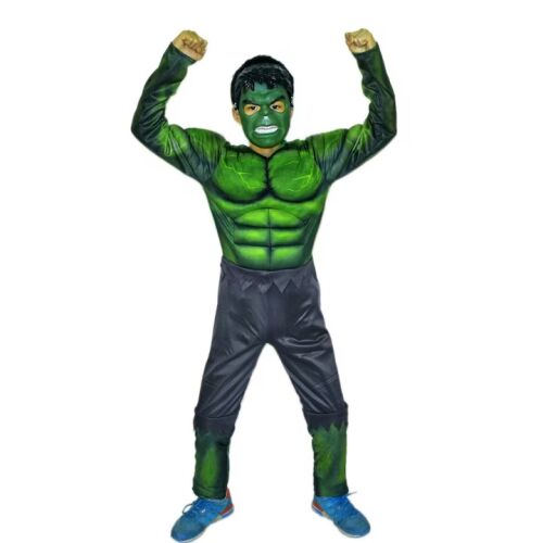 Izmosított Hulk jelmez Avengers jelmez szett gyerekeknek L-es