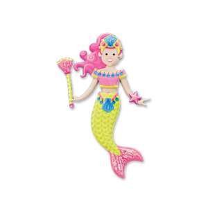 Melissa &amp; Doug Jucărie creativă, set de autocolante Puffy, sirenă 75042404