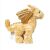Melissa & Doug Arany Csillogó Sárkány Plüssjáték - oldalnézet