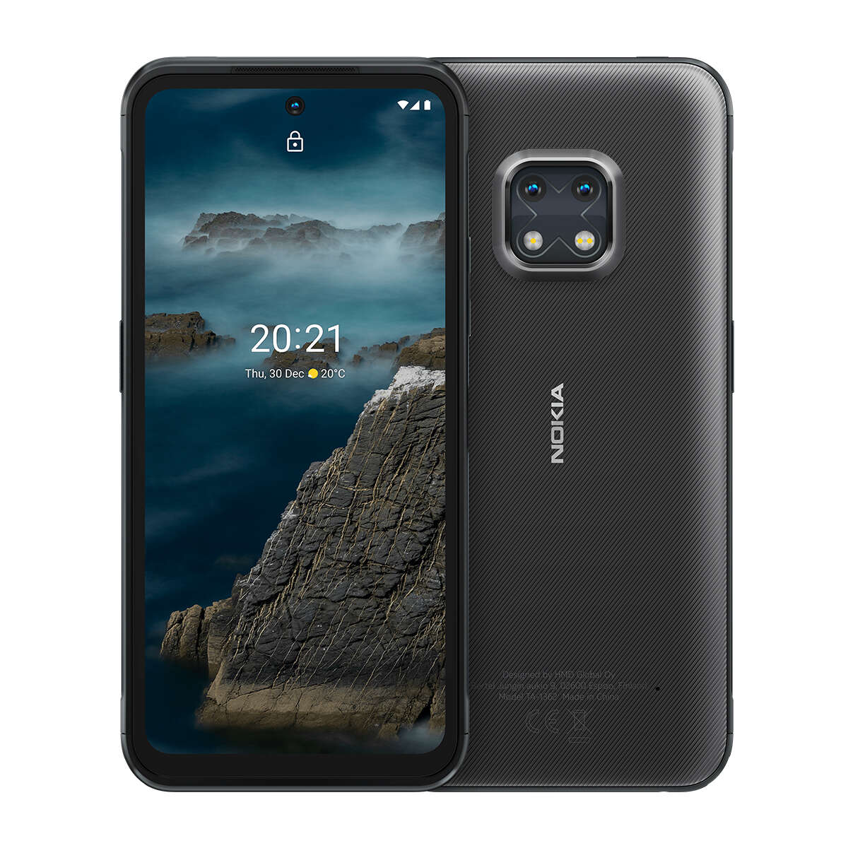 Nokia xr20 5g ds 128gb (6gb ram) - szürke + hydrogél fólia