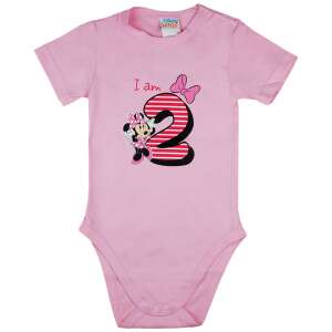 Disney Minnie szülinapos rövid ujjú baba body 2 éves rózsaszín - 98-as méret 32412503 "Minnie"  Body