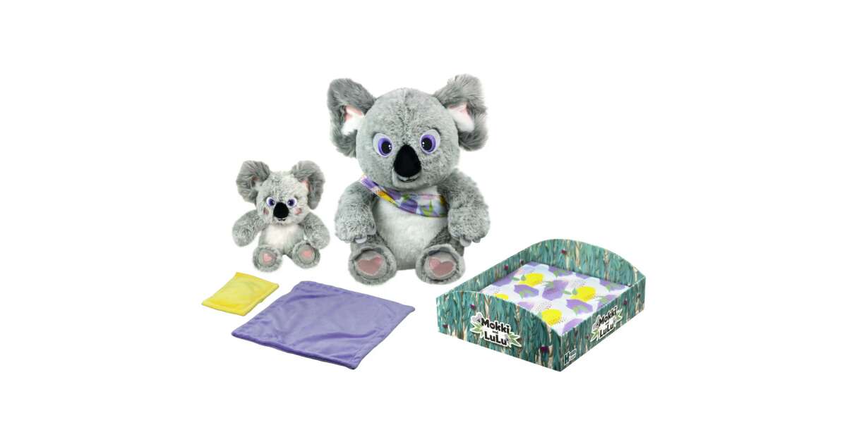 Yoka Koala - Peluche Koala GM con bebé y mordedor