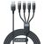 4-in-1-Kabel Joyroom S-1T4018A18, USB auf USB-A, USB-C, 2x Lightning, MicroUSB, 1,2 m, schwarz 75048182