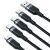 4-in-1-Kabel Joyroom S-1T4018A18, USB auf USB-A, USB-C, 2x Lightning, MicroUSB, 1,2 m, schwarz 75048182