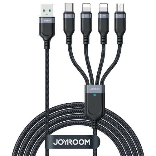 Kabel ładujący Joyroom 4w1 z złączami USB-A, Lightning, USB-C i Micro-USB
