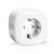Meross MSS210EU Smart-Steckdose, weiß, Seitenansicht
