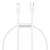 Kabel Baseus Superior Series 20W USB-C do Lightning, białe, 25cm