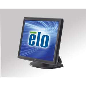Elo Touch 1915L 19 hüvelykes Accu Touch érintőképernyős LED monitor, fekete, elülső nézet - Elo Touch