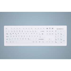 Cherry Active Key AK-C8100 deutsche Tastatur weiß, desinfizierbar, medizinische Tastatur, für Krankenhäuser, Arztpraxen, Büros, Verwaltung, Industrie - Cherry