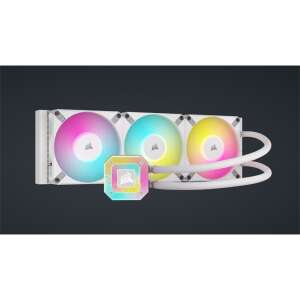 Corsair iCUE H150i ELITE CAPELLIX XT Fehér 360mm folyadékhűtő RGB ventilátorokkal - Corsair