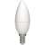 Avide ABC14CW-6.5W LED gyertya izzó, 6,5W E14 CW 6400K, elülső nézet