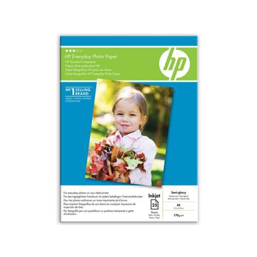 Fotopapier HP A4 25 Stück 170g/m2 glänzend 75069345