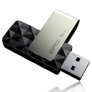 Pen Drive 8GB Silicon Power Blaze B30 fekete USB 3.0 (SP008GBUF3B30V1K)