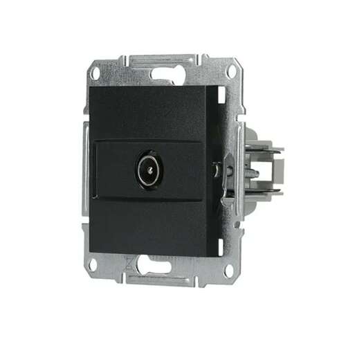 Schneider Asfora TV-Dose, schwarz, EPH3200171