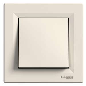 Schneider Electric Asfora IP44 beige Einzelschalter, EPH0100223 - Schneider