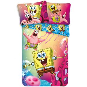 SpongeBob SquarePants bedding set, 140x200 cm cotton duvet cover and pillowcase - Bedding - Youth and Adult