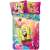 SpongeBob SquarePants bed linen set, pink, featuring SpongeBob and Patrick