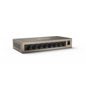 Tenda TEG1008M 8-Port Gigabit Ethernet Switch, widok pod kątem - Tenda Przełącznik