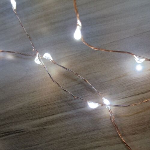 Close-up of Home by Somogyi ML 80/WH micro LED string lights