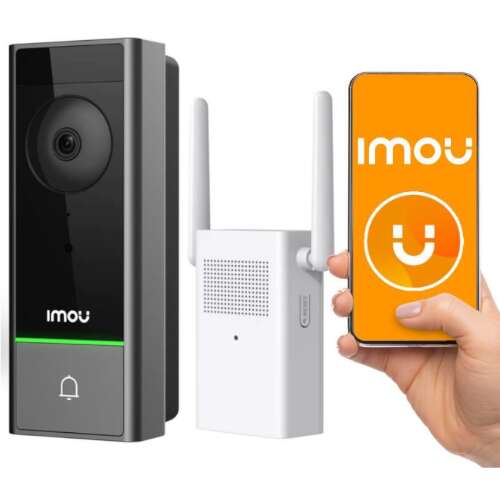 IMOU DB60 Smart Doorbell with Wi-Fi Extender and Mobile App