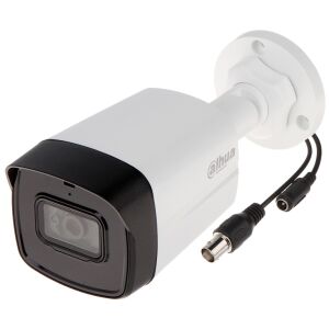 Dahua HAC-HFW1500TH-I8-0360B-S2 Bullet Security Camera, angled view - Dahua Security Camera