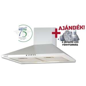 Cata Omega 600 WH/L fehér konyhai páraelszívó, 1150 m3/h, C energiaosztály - Cata