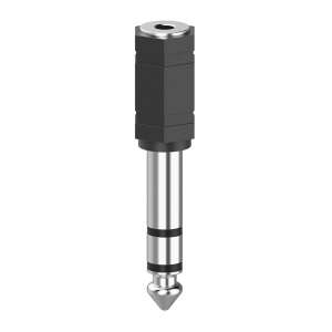 Hama 00205194 adaptor mufă cablu 3.5mm 6.3mm Negru, Argint 75103469 Convertoare Jack
