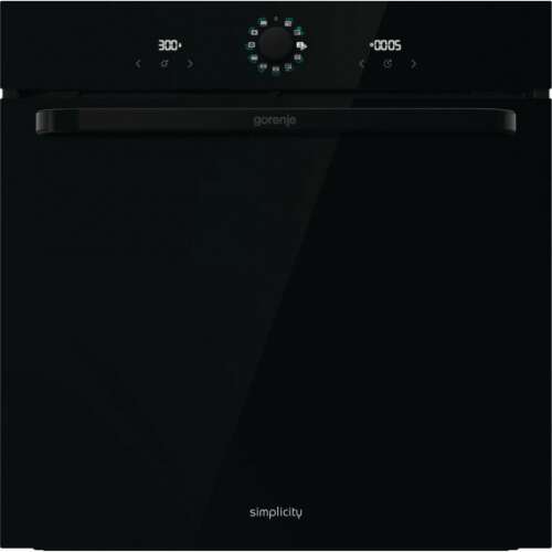 Vstavaná rúra Gorenje BOS6737SYB, čierna, predný pohľad