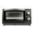 Girmi FE10 electric oven, black, compact size, 10 liters, 800W