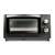 Girmi FE10 electric oven, black, front view
