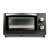 Girmi FE10 electric oven, black, front view